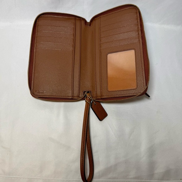 Coach Tan Wristlet - Picture 3 of 4